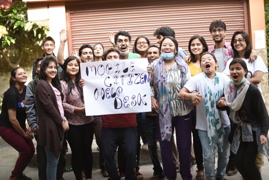 Some of Accountability Lab's enthusiastic volunteer