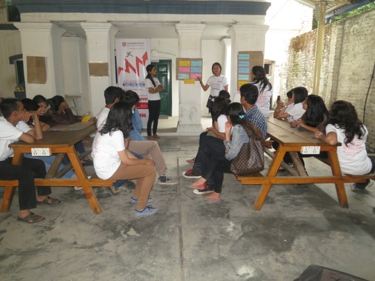 Volunteers creating strategy for weeks ahead.